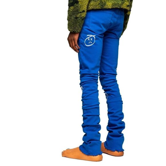 DLMFO Sadboy Stacked Denim “Royals” denim jeans size 28 - Picture 3 of 8